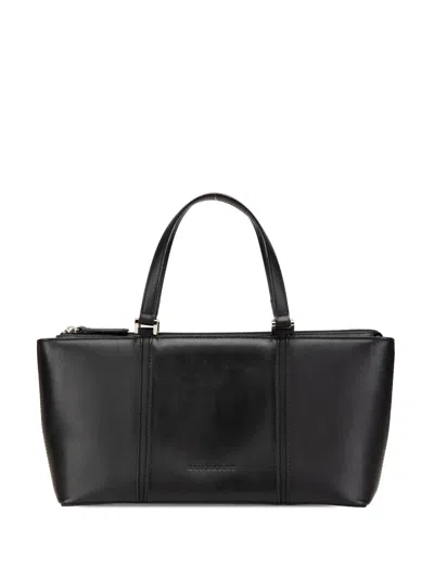 Pre-owned Burberry 2000-2017 Leather Handbag In Black