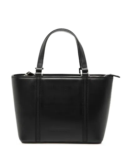 Pre-owned Burberry 2000-2017 Leather Handbag In Black