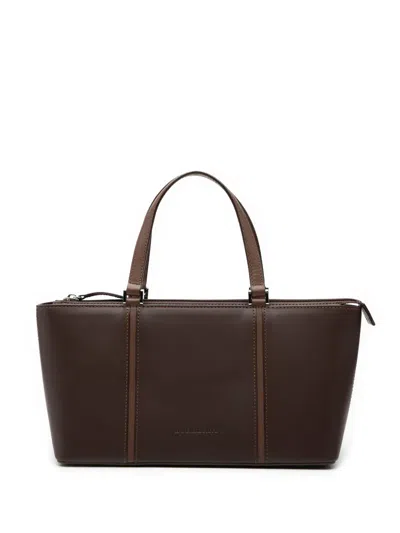 Pre-owned Burberry 2000-2017 Leather Handbag In Brown