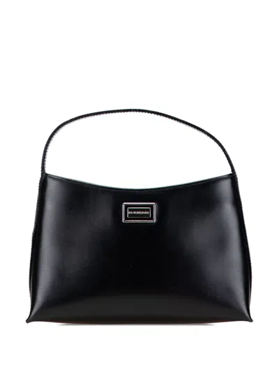 Pre-owned Burberry 2000-2017 Leather Shoulder Bag In Black