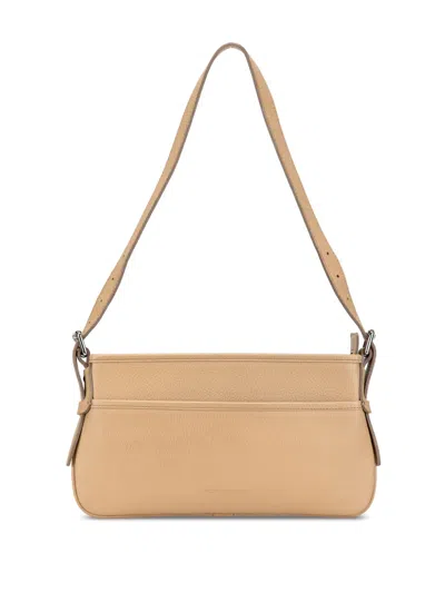 Pre-owned Burberry 2000-2017 Leather Shoulder Bag In Brown