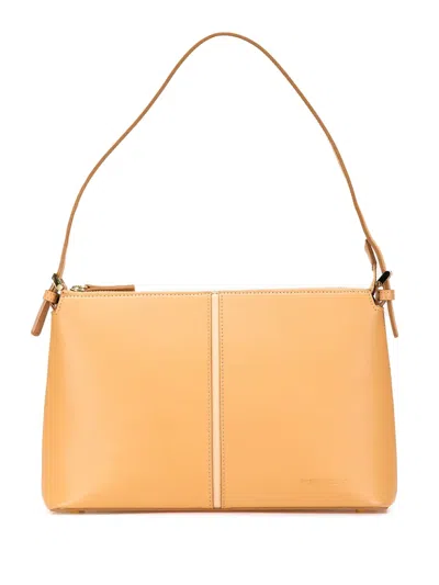 Pre-owned Burberry 2000-2017 Leather Shoulder Bag In Brown