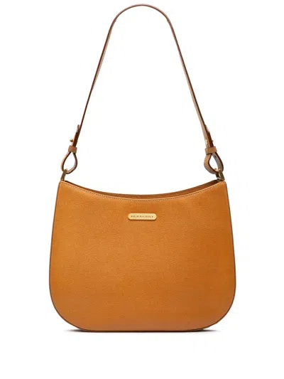 Pre-owned Burberry 2000-2017 Leather Shoulder Bag In Brown