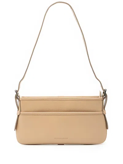 Pre-owned Burberry 2000-2017 Leather Shoulder Bag In Brown