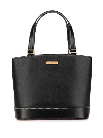 Pre-owned Burberry 2000-2017 Leather Tote Bag