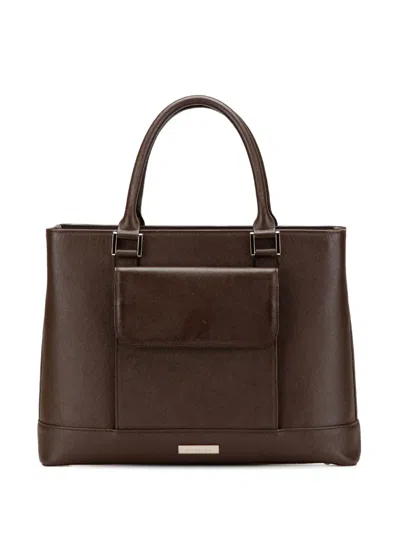 Pre-owned Burberry 2000-2017 Leather Tote Bag