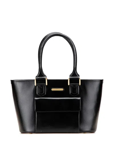 Pre-owned Burberry 2000-2017 Leather Tote Bag
