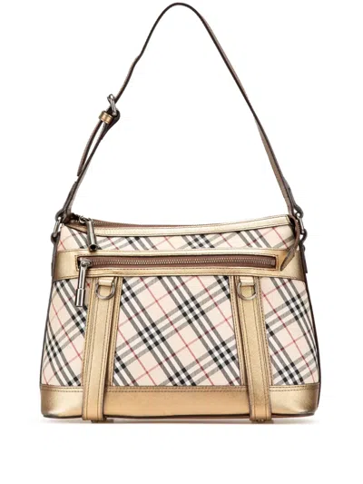 Pre-owned Burberry 2000-2017 Nova Check Canvas Shoulder Bag