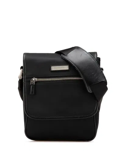 Pre-owned Burberry 2000-2017 Nylon Crossbody Bag In Black