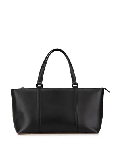 Pre-owned Burberry 2000-2024 Leather Handbag In Black