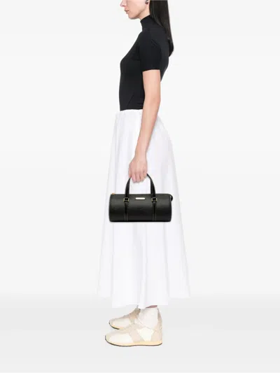 Pre-owned Burberry 2000-2017 Leather Handbag In Black