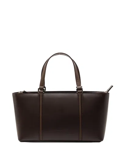 Pre-owned Burberry 2000-2017 Leather Handbag In Brown