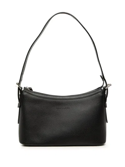 Pre-owned Burberry 2000-2017 Leather Shoulder Bag In Black