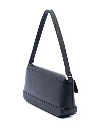 Pre-owned Burberry 2000-2017 Leather Shoulder Bag In Black