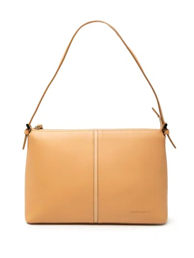 Pre-owned Burberry 2000-2017 Leather Shoulder Bag In Brown