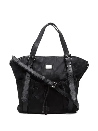 Pre-owned Burberry 2000s Panelled Tote Bag