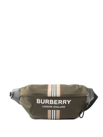 Pre-owned Burberry 2010 Sonny Leather Body Bag In Green