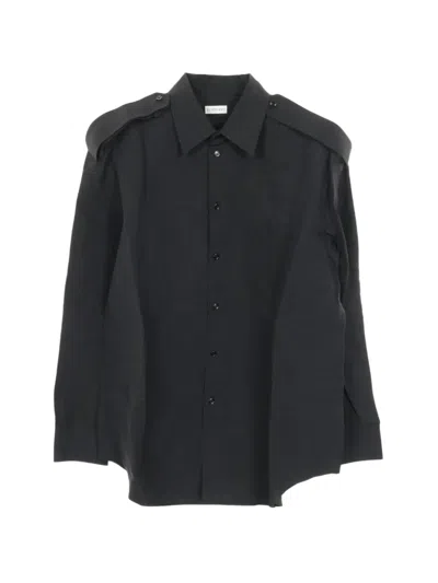 Pre-owned Burberry 2010s Back-print Long-sleeve Shirt In Black