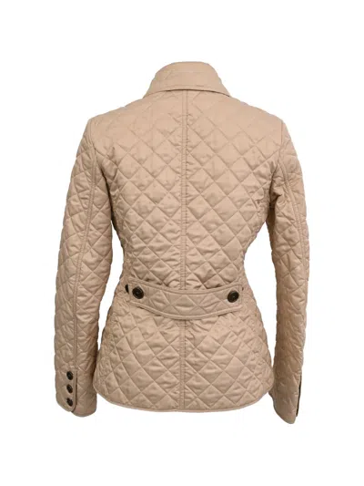 Pre-owned Burberry 2010s Copford Quilted Jacket In Neutral