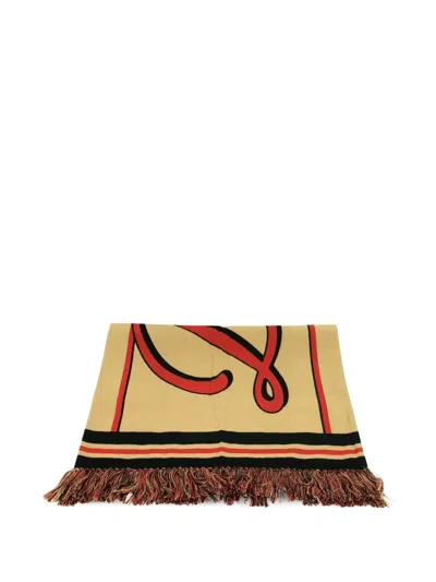 Pre-owned Burberry 2010s Cotton Scarf