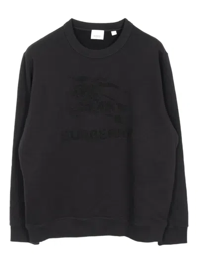 Pre-owned Burberry 2010s Ekd Crew-neck Sweatshirt In Black