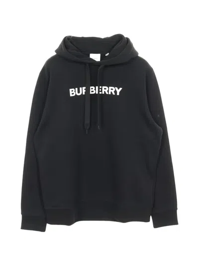 Pre-owned Burberry 2010s Logo-print Hoodie In Black