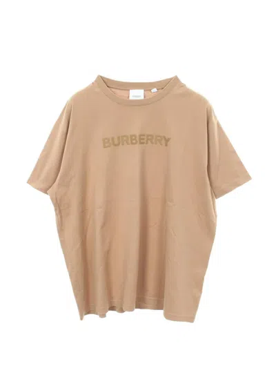 Pre-owned Burberry 2010s Logo-print T-shirt In Neutral