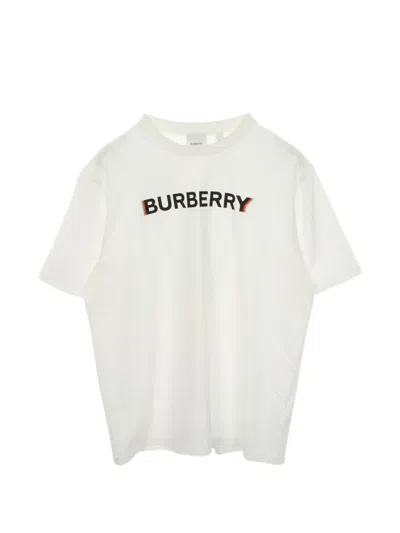 Pre-owned Burberry 2010s Logo-print T-shirt In White