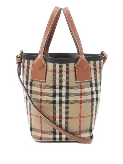 Pre-owned Burberry 2010s Mini London Bucket Bag