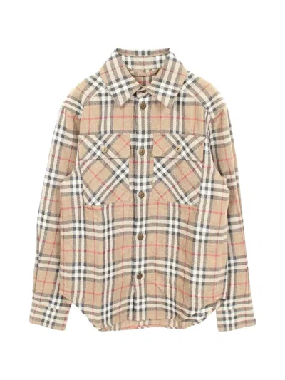 Pre-owned Burberry 2010s Nova Check Shirt In Neutrals