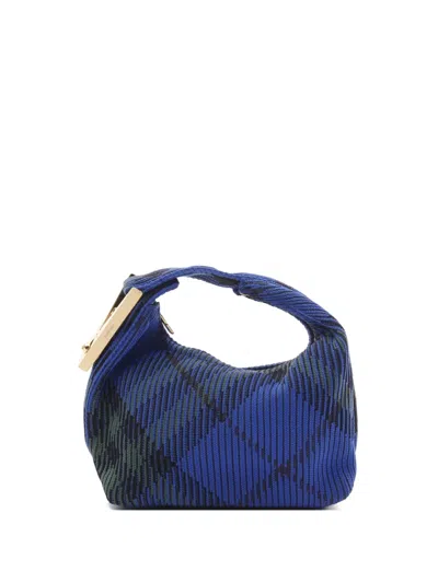 Pre-owned Burberry 2010s Peg Tote Bag In Blue