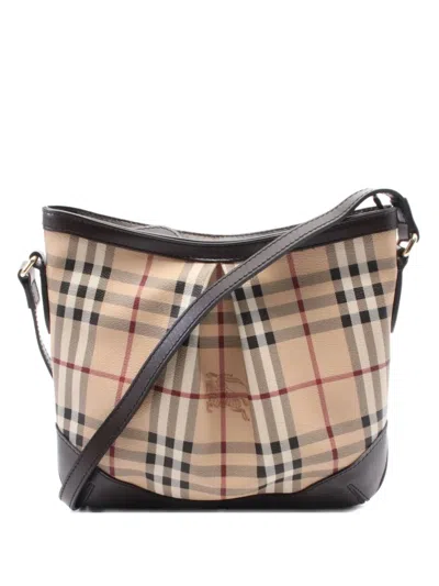 Pre-owned Burberry 2010s Plaid Shoulder Bag