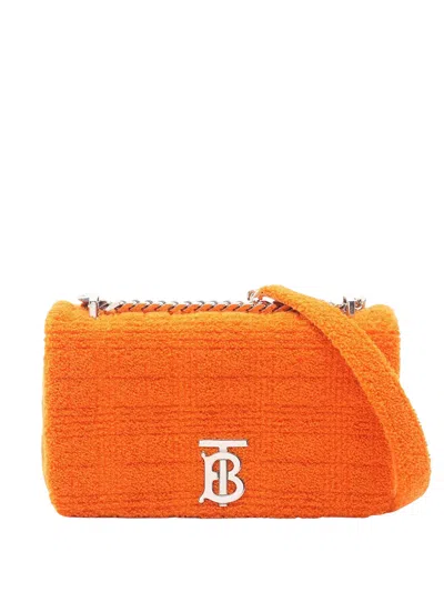Pre-owned Burberry 2018-2023 Small Lola Bag Shoulder Bag In Orange