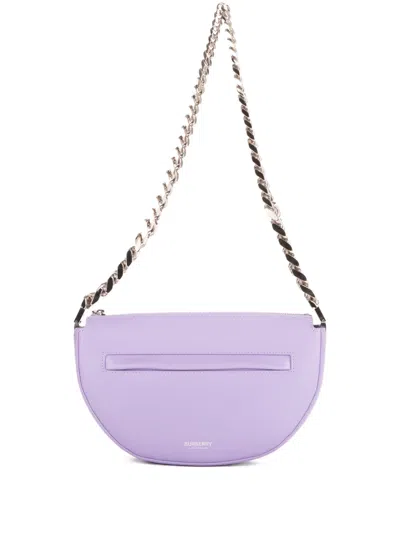 Pre-owned Burberry 2020 Olympia Shoulder Bag In Purple