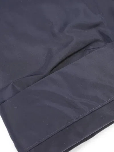 Pre-owned Burberry 2020s Hooded Zip-up Jacket In Blue