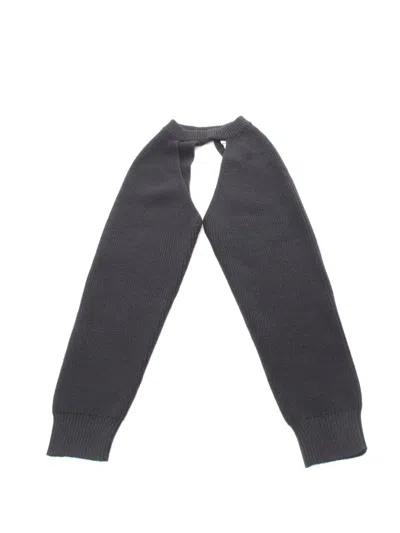 Pre-owned Burberry 2020s Ribbed-knit Arm Cover In Black