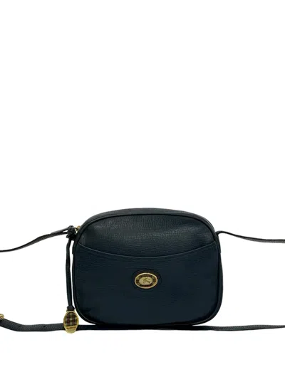 Pre-owned Burberry 20th Century Leather Crossbody Bag In Blue