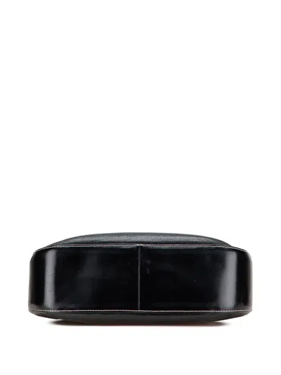 Pre-owned Burberry 20th Century Leather Shoulder Bag In Black