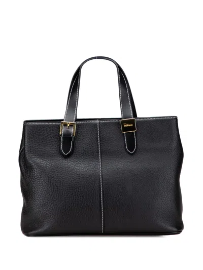 Pre-owned Burberry 20th Century Leather Tote Bag