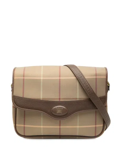 Pre-owned Burberry 20th Century Vintage Check Crossbody Bag In Brown