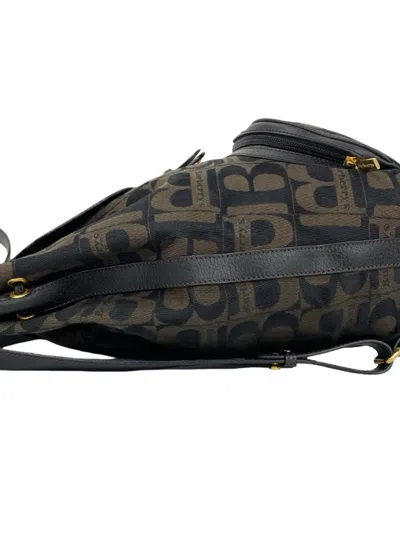 Pre-owned Burberry 20th Century Vintage Monogram Backpack In Brown