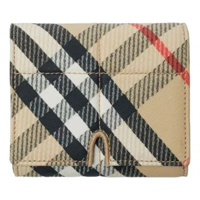 Burberry 25 Snip Wallet 'sand Beige' In Brown
