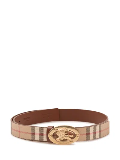 Burberry 25mm Reversible Belt In Archive Beige/tobacco