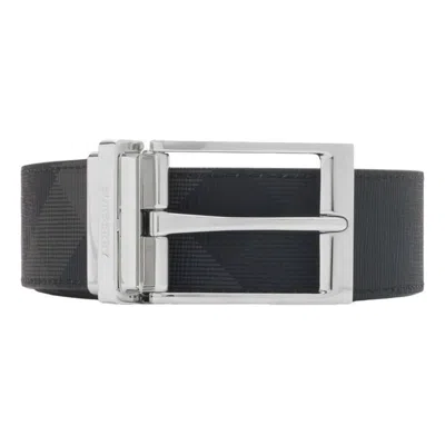 Burberry 26 Reversible Check Belt 'black'