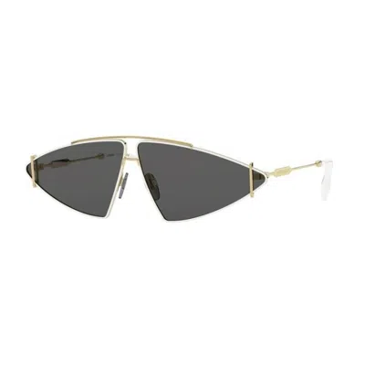 Pre-owned Burberry 3111 Sunglasses Color Gold White 101771 In Green