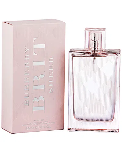 Burberry 3.3oz Brit Sheer Eau De Toilette Spray In Pink