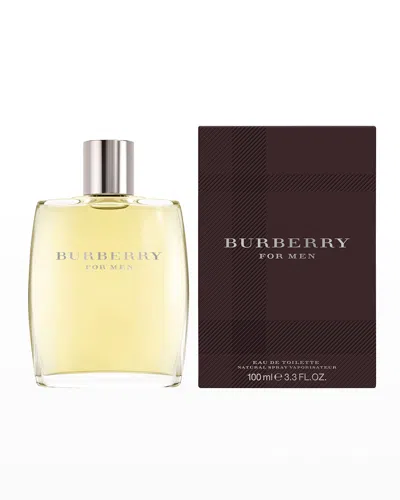 Burberry 3.4 Oz. Classic For Men Eau De Toilette In White