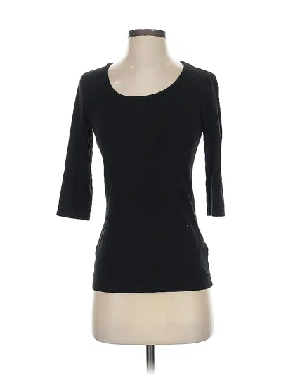 Pre-owned Burberry 3/4 Sleeve T-shirt In Black