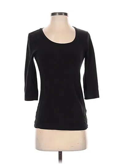 Pre-owned Burberry 3/4 Sleeve T-shirt In Black