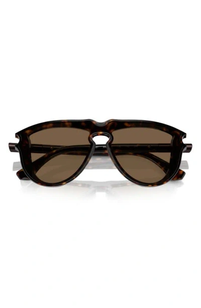 Burberry 36mm Pilot Sunglasses In Brown
